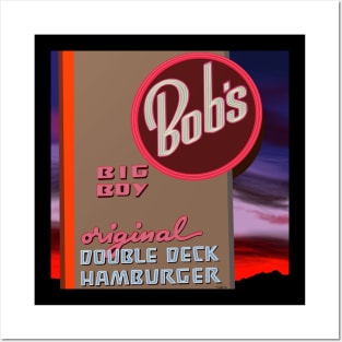 Bob's sign with background Posters and Art